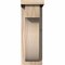 Ekena Millwork Del Monte Smooth Corbel w/Backplate, Douglas Fir, 5 1/2"W x 8"D x 16"H COR06X08X16DEL01SDF - alternate 2
